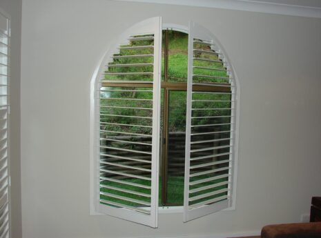 custom made arch shape window shutters - 050413 008